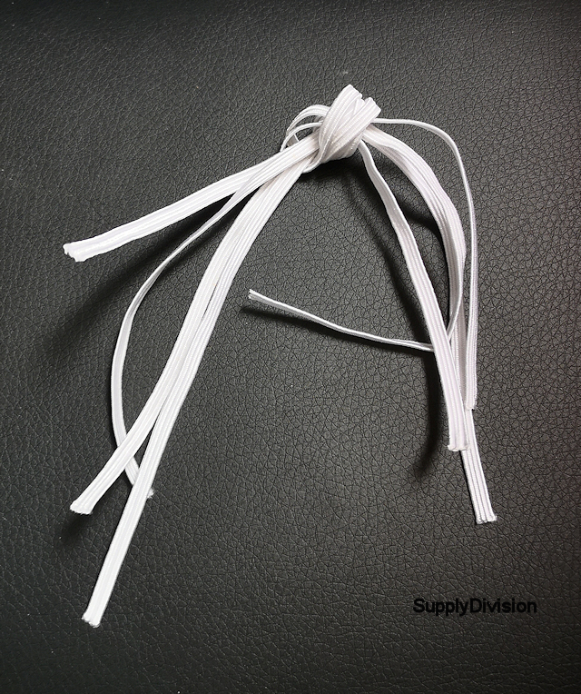 Cut White 4Cord 3mm Elastic clearance